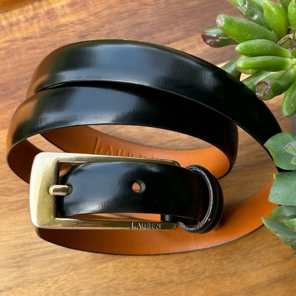 Lauren Ralph Lauren Accessories - Lauren Ralph Lauren Black Leather Belt | Size Large